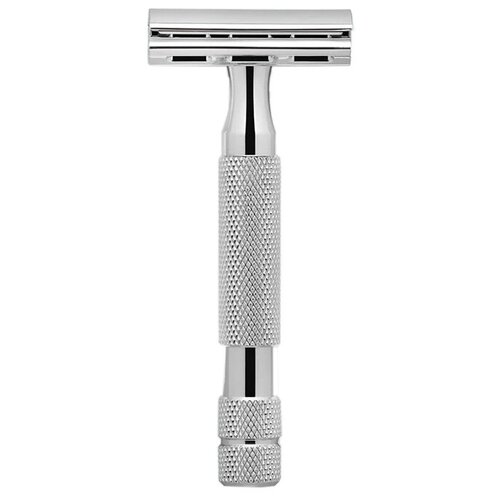 Т-образная бритва Rockwell Razors 2C, white chrome, сменные лезвия 5 шт. т образная бритва rockwell 6s нержавеющая сталь красная