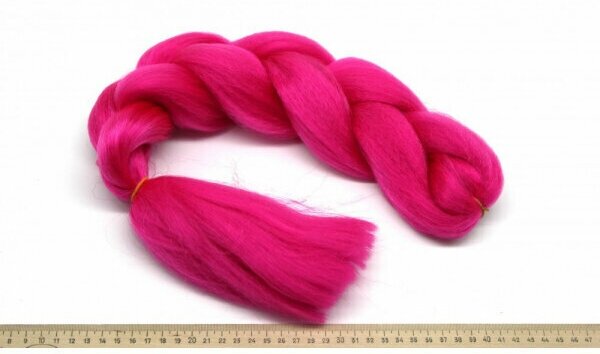 Канекалон коса 60 см, цвет розовый