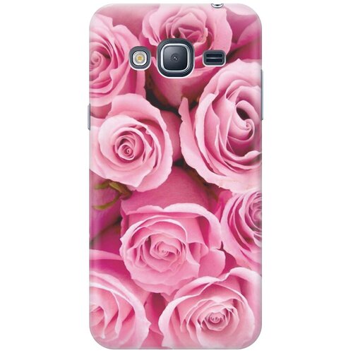 фото Cиликоновый чехол на samsung galaxy j3 (2016) / самсунг джей 3 2016 с принтом "букет роз" gosso