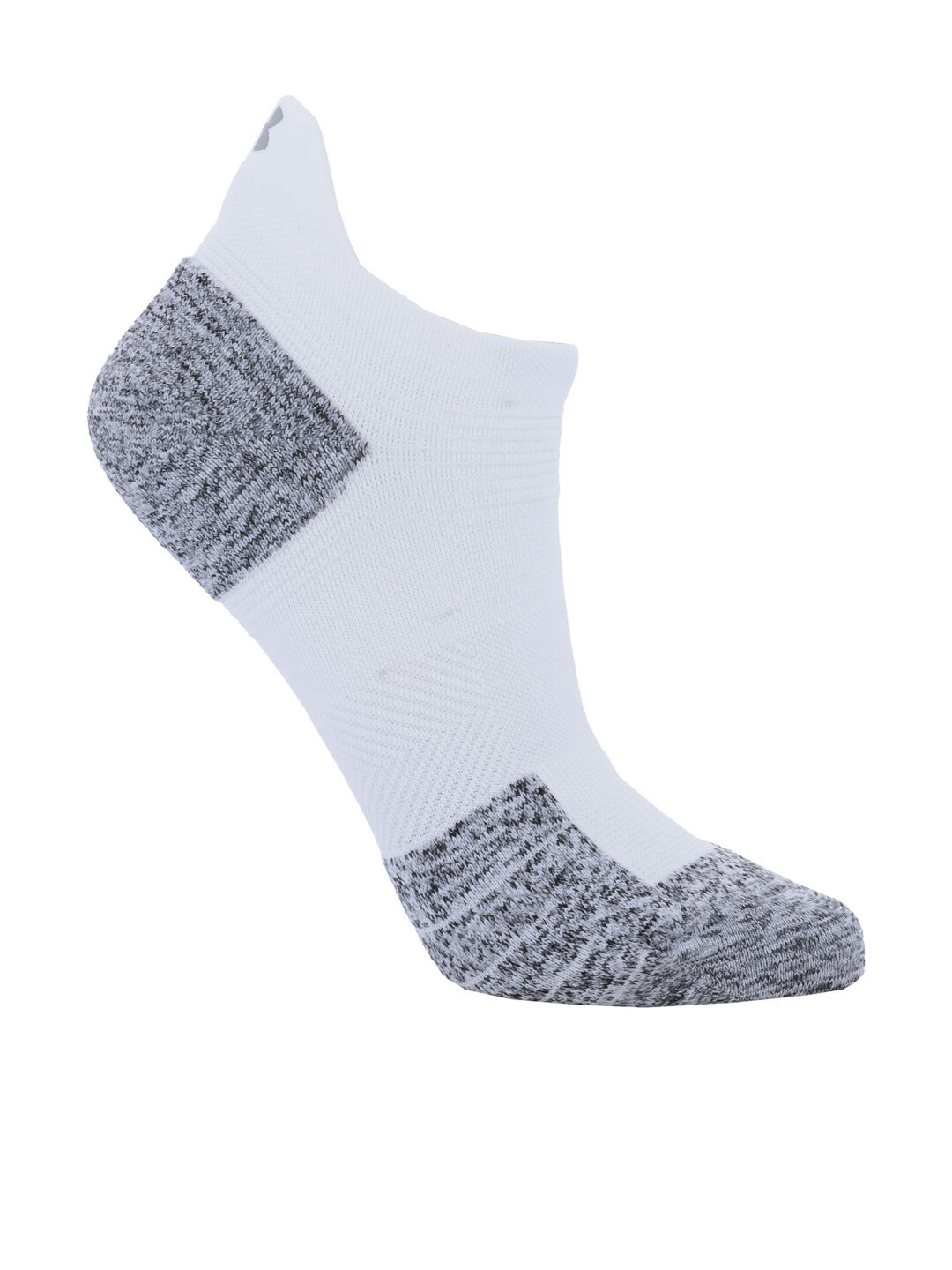 Носки Under Armour Ad Run Cushion 1Pk Ns Tab, размер INT:XL, белый, серый — фото 1