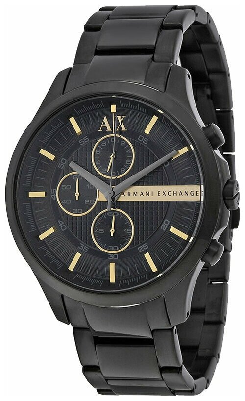 Наручные часы Armani Exchange Hampton AX2164, черный, золотой