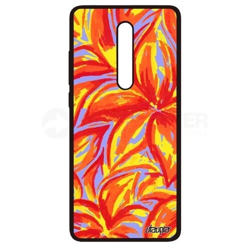 фото Чехол на телефон mi 9t pro, "цветочный узор" фон лепестки utaupia