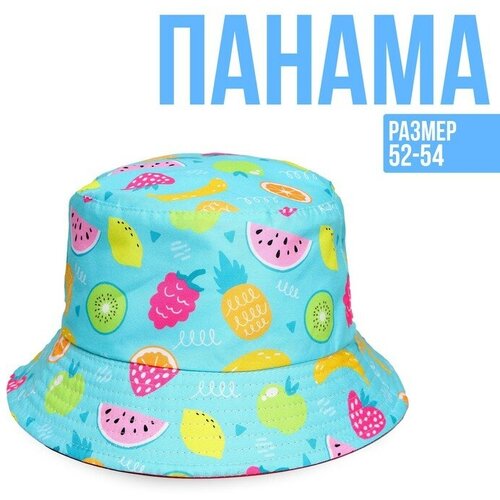 overhat kids панама детская для девочки фруктики р р 52 54 см Overhat kids Панама детская для девочки «Фруктики», р-р. 52-54