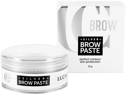 CC Brow Паста для бровей серебряная Silver Brow Paste, 15 г, серебро, 15 мл, 15 г