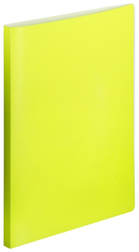 Скоросшиватель пластиковый с пруж мех Attache Neon А4 500мкм, желтый 1466539