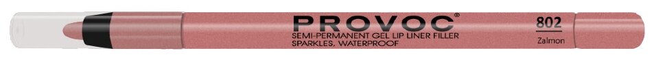 Provoc Gel Lip Liner Filler 802 Zalmon Полуперм. гелевый карандаш для губ, (персиковый нюд) 1,2 г