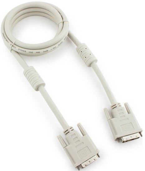 Кабель CABLEXPERT DVI-D dual link , 1.8м, 25M/25M, феррит. кольца