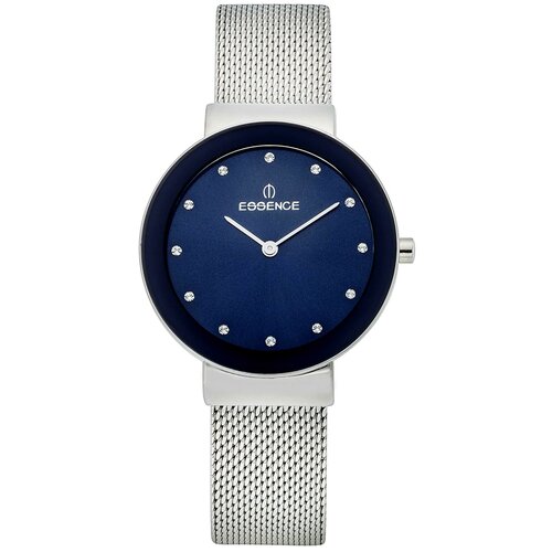 Наручные часы ESSENCE, серебряный, синий часы наручные кварцевые в стиле ретро со звездным небом и вырезами