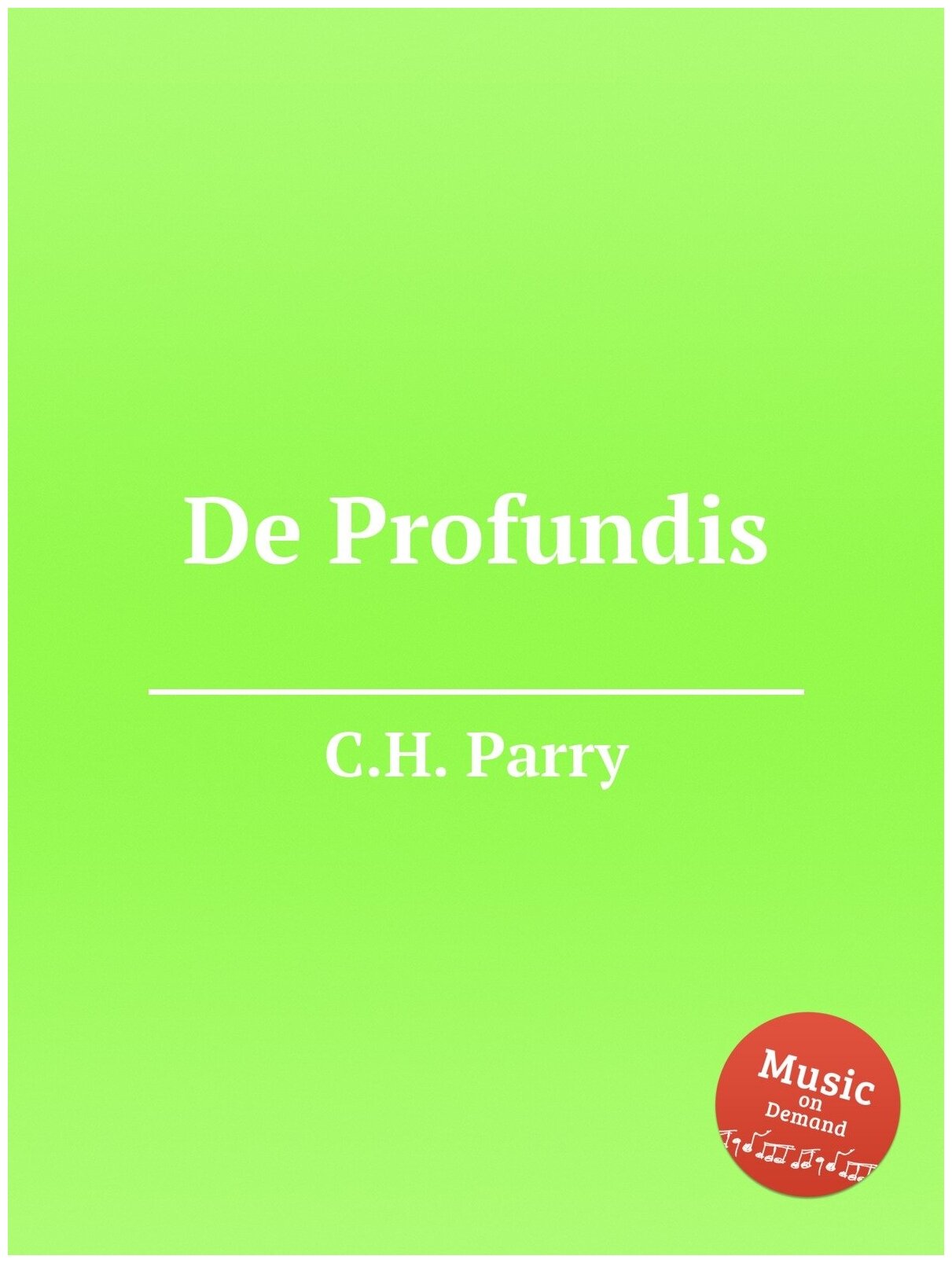 De Profundis