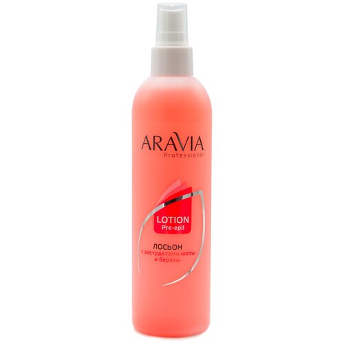 Лосьон для тела перед депиляцией ARAVIA PROFESSIONAL Lotion Pre-epil с экстрактами мяты и березы 300 мл 485₽