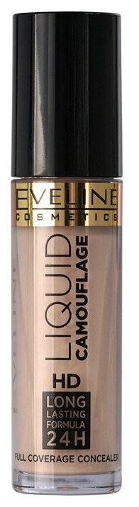 Eveline Cosmetics Консилер Liquid Camouflage HD Long Lasting Formula 24h, оттенок 05 porcelain