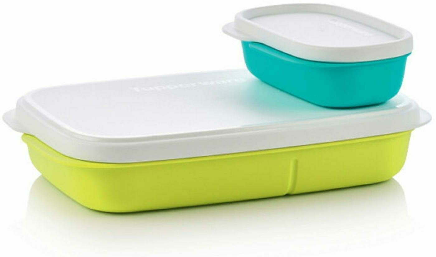 Коонтейнер "Два в одном" Tupperware, 590 и 120 мл - фотография № 3