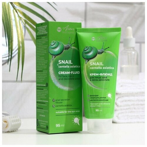 Артикул: 1773-420. Вес: 117 гр, Область применения: Для лица, Вид: Крем, Размер упаковки: 5.5 x 16.5 x 4.5 см, Температурное ограничение: Нет, Применение: Универсальный, Тип кожи: Для всех типов, Вес, г/Объём, мл: 95, Возраст: Для всех возрастов. Секреция Улитки, входящая в многофункциональную формулу крема, обладает ярко выраженным регенерирующим эффектом, влияет на процессы восстановления клеток и улучшает общее состояние кожи. Активно борется с возрастными проявлениями и способствует устранению пигментных пятен, следов пост-акне, мелких морщинок. Благодаря природному содержанию Аллантоина, Гликолевой кислоты, витаминов Е, С и А в своем составе, секреция Улитки обладает эффектом лифтинга, мгновенно увлажняет и разглаживает кожу, освежает и выравнивает тон. Центелла Азиатская способствует заживлению ран и повреждений, стимулирует синтез коллагена, повышает упругость и гладкость кожи. Эффективно помогает бороться с возрастными изменениями кожи.