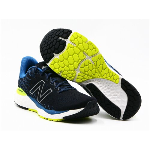 Кроссовки New Balance Fresh Foam Fresh Foam 880v11, демисезон/лето, беговые, полнота D, перфорированные, размер 10 US, синий, голубой, синий/голубой  - купить