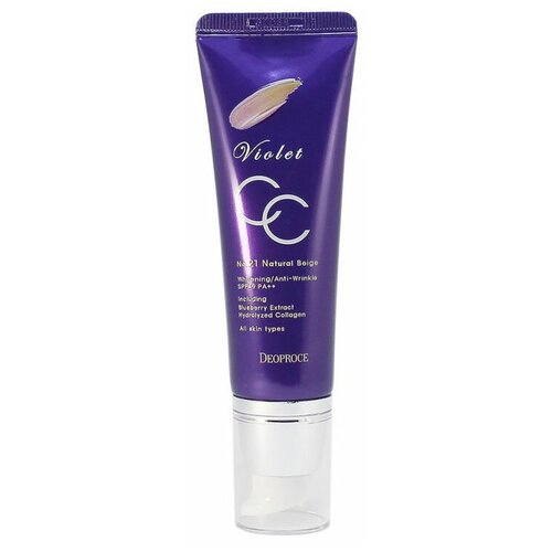 Крем СС ТОН DEOPROCE CREAM 21 VIOLET CC 50G #21 50G.