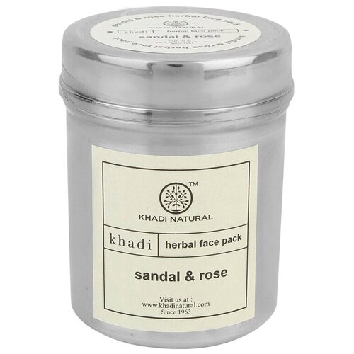 Купить Khadi Natural очищающий убтан для лица Sandal & Rose, 50 г