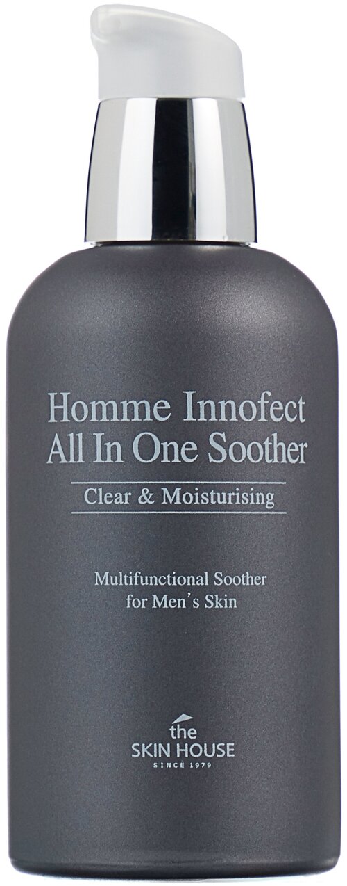 The Skin House ухаживающее средство для лица Homme Innofect Control All-In-One Soother, 130 мл/130 г