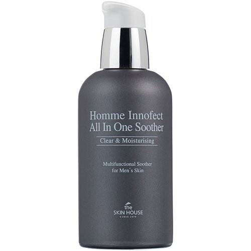 The Skin House ухаживающее средство для лица Homme Innofect Control All-In-One Soother, 130 мл/130 г многофункциональное средство для мужчин the skin house homme innofect all in one soother