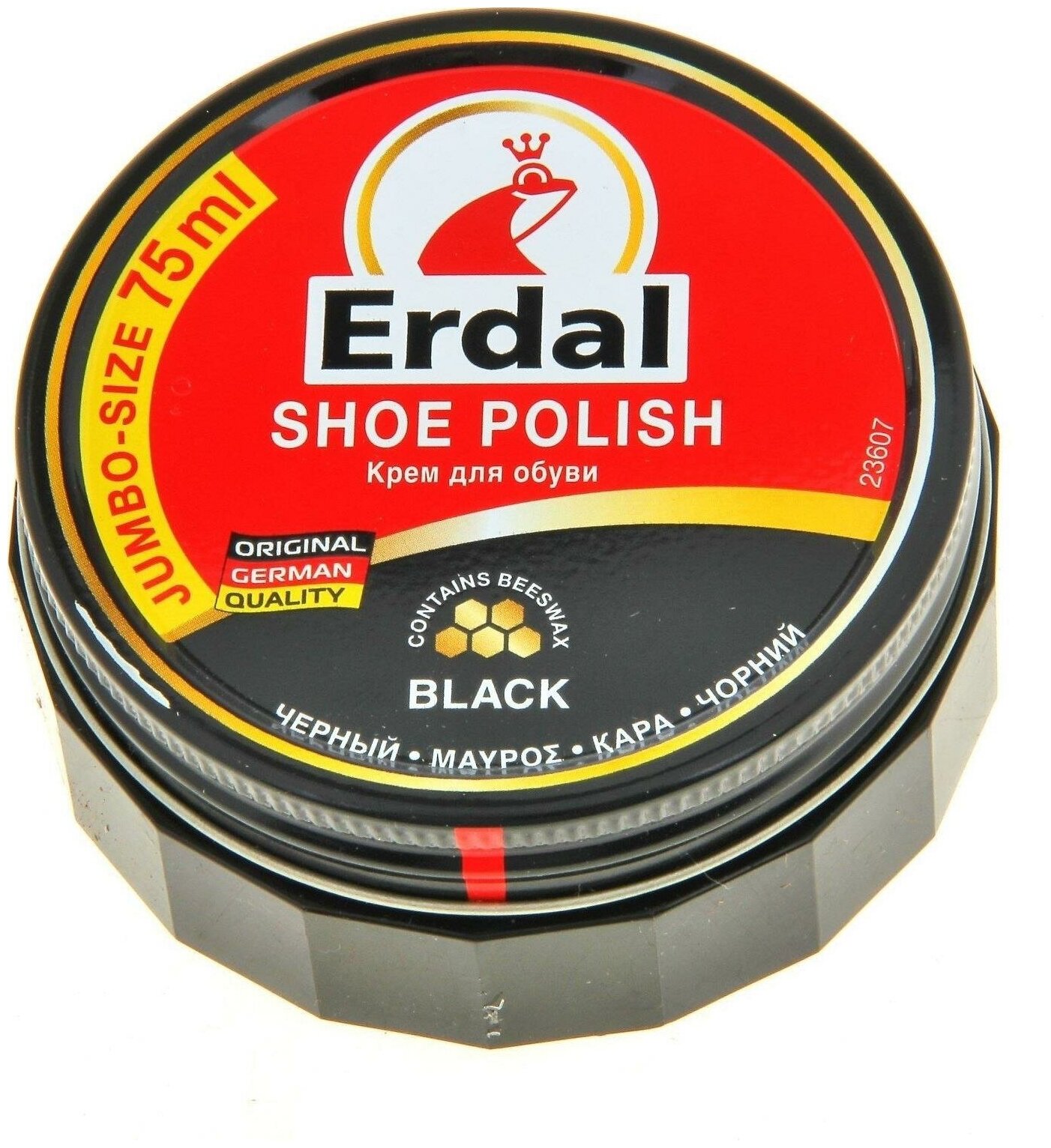 Erdal Крем для обуви 75 гр./бан. (черный) - фотография № 3
