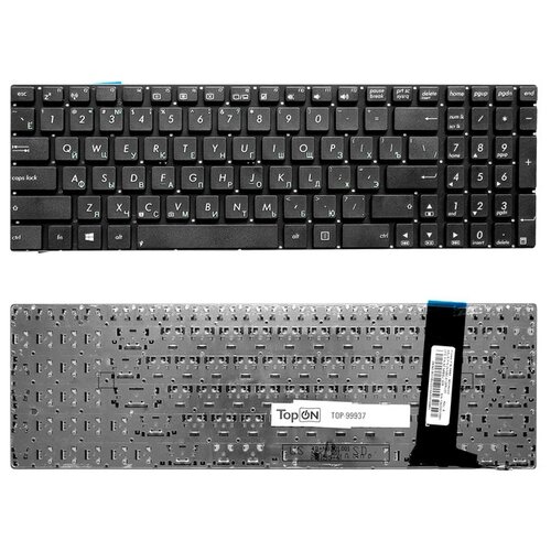 Клавиатура для ноутбука Asus G56 N56 N76 Series Плоский Enter Черная без рамки PN 9ZN8BBQG0R 92000₽