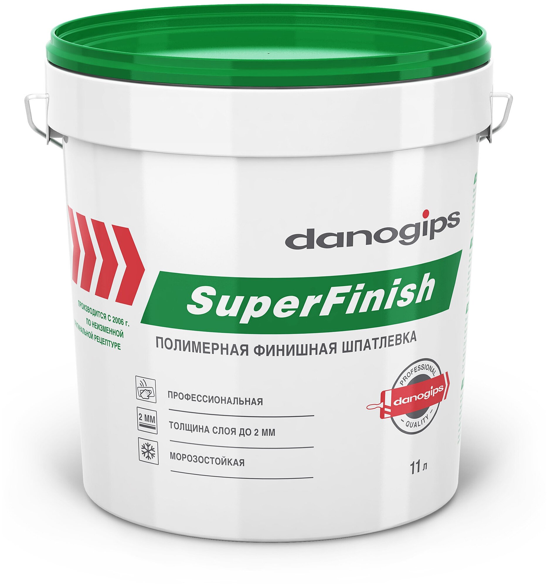 Шпатлевка DANOGIPS SuperFinish, белый