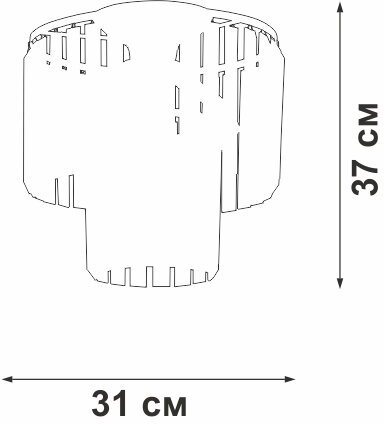 Потолочная люстра Vitaluce V5154-1/3+1PL - фотография № 7