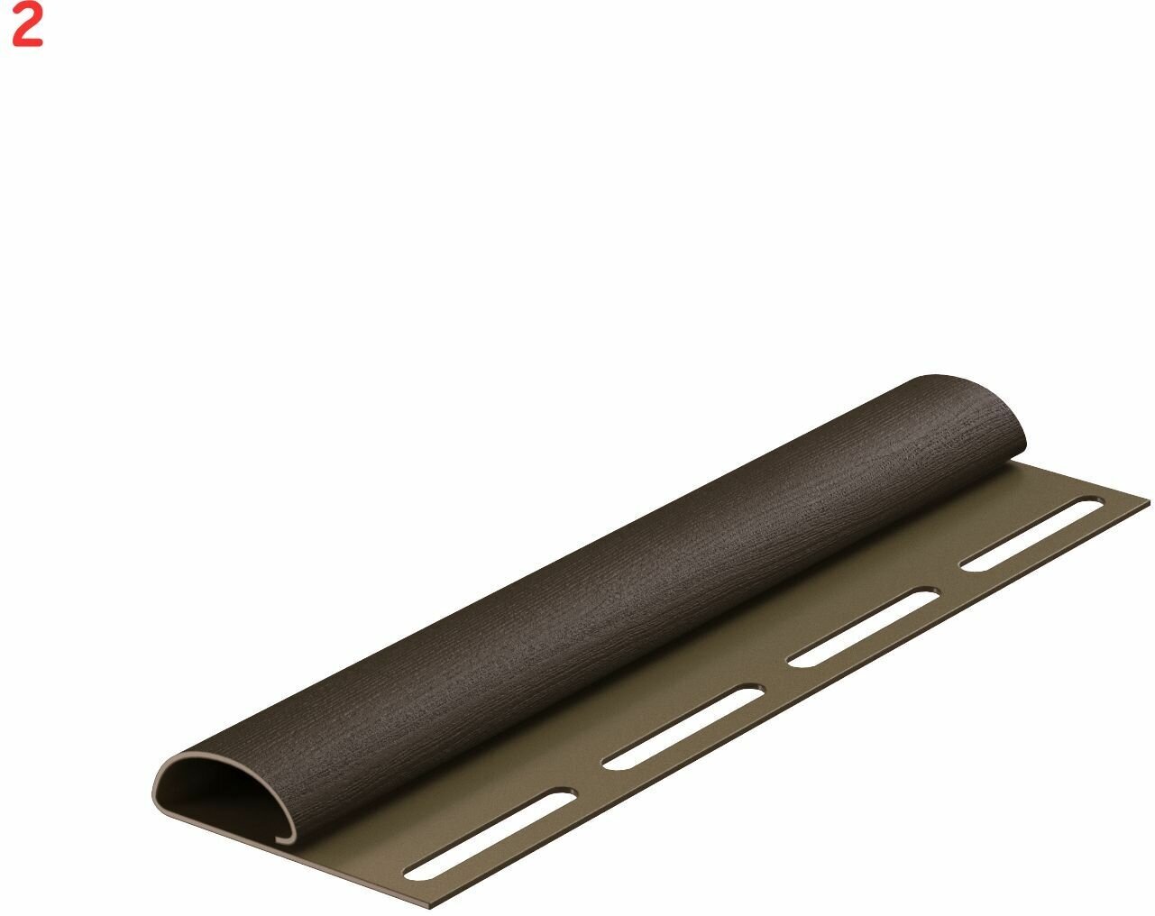 фото Финишная планка Artens 3000 мм цвет коричневый (2 шт.)