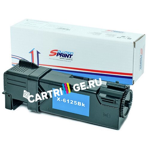 SOLUTION PRINT SP-X-6125Bk, 2000 стр, черный картридж printlight 106r01338 черный для xerox