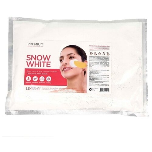 Lindsay альгинатная маска Premium Snow White осветляющая, 240 г, 240 мл