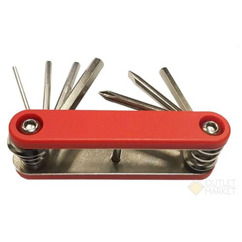 фото Набор шестигранников универсальный складной 2/3/4/5/6мм +/- отвертки usports