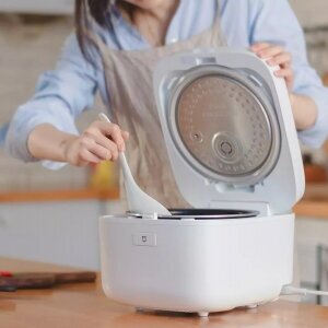 Рисоварка Xiaomi Induction Heating Rice Cooker 2 4L, белый - фотография № 14