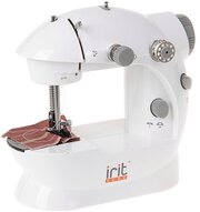 IRIT Швейная машина Irit IRP-01, 9 Вт, полуавтомат, от батареек/сети, бело-серая