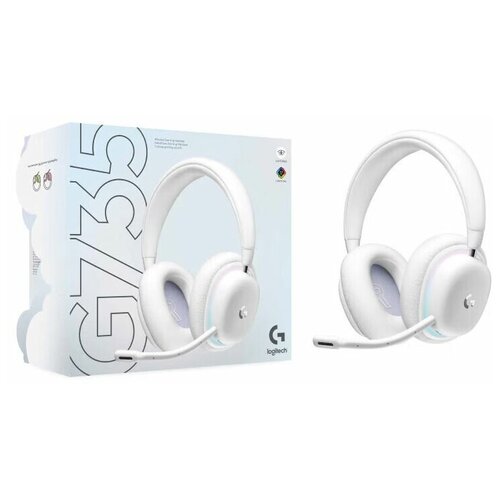 Беспроводные игровые наушники Logitech G735 Wireless белый коллекция Aurora 3100000₽