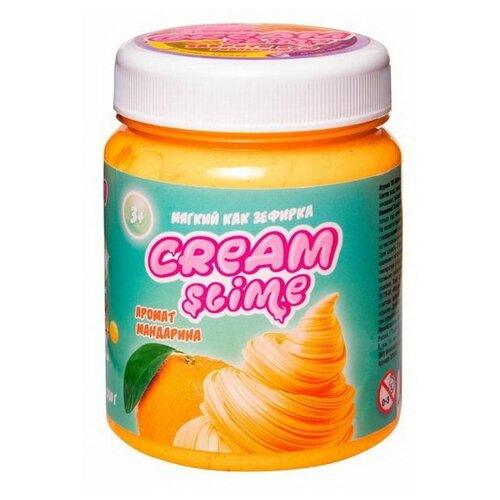 Космический песок Слайм Cream-Slime с ароматом мандарина, 250 г