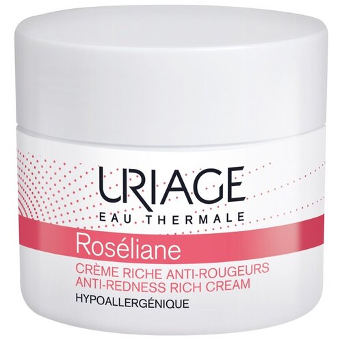 Uriage Roseliane Anti-Redness Rich Cream Насыщенный крем для лица против покраснений, 50 мл uriage roseliane anti redness rich cream насыщенный крем для лица против покраснений 50 мл