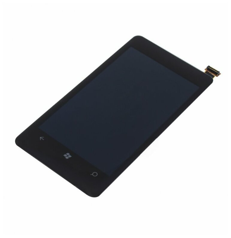 Дисплей для Nokia Lumia 800 (в сборе с тачскрином) черный