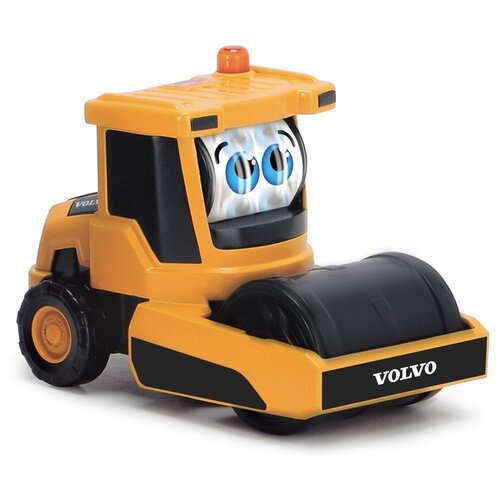 экскаватор dickie toys volvo 3725006 30 см серый Каток Dickie Toys Happy Volvo (3812006-1), 16 см, желтый