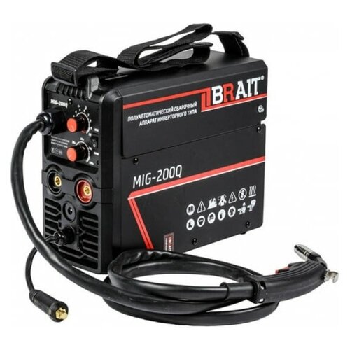 BRAIT Инвертор сварочный полуавтомат MIG-200Q подарок проволока омедн ER70S-6 08 1кг шт 1801020043P1 BRAIT 1237200₽