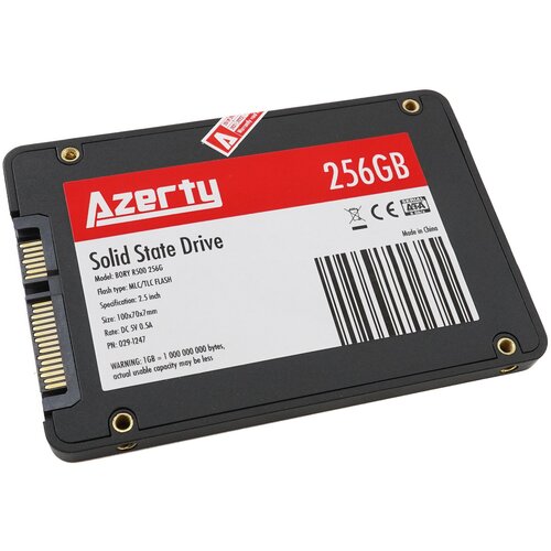 Жесткий диск SSD 2.5' 256Gb Azerty Bory R500 256G жесткий диск ssd для ноутбука твердотельный azerty bory 512gb msata