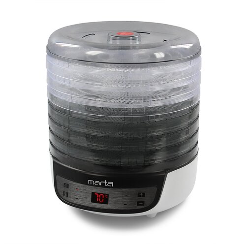 99019921946 Сушилка для овощей и фруктов MARTA MFD-8207PS черный 1328900₽