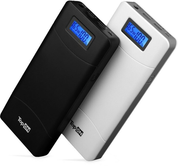 Внешний аккумулятор (Power Bank) TOPON TOP-T72, 18000мAч, черный [101304] - фото №12