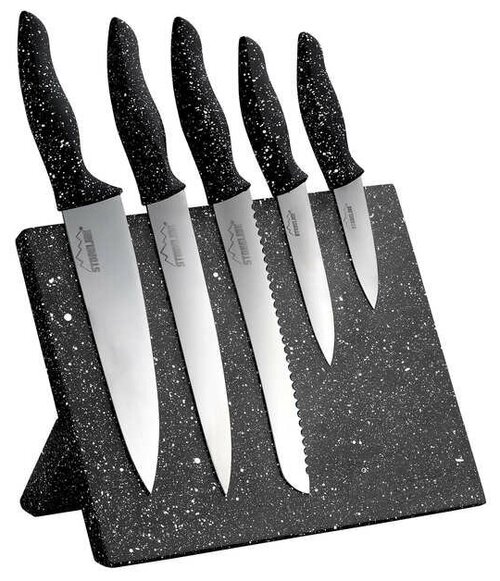 Набор ножей Stoneline WX 14140, черный/стальной