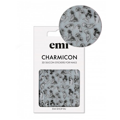 E.Mi, 3D-стикеры №209 Женственность Charmicon 3D Silicone Stickers