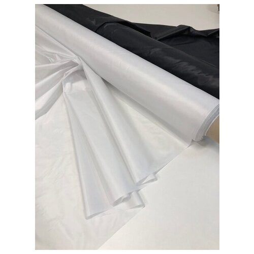 Ткань плащевая, цвет белый, цена за 2 метра погонных. ткань плащевая ветрозащитная влагостойкая германия цена за 1 5 метра погонных
