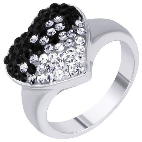 фото Element47 кольцо из серебра 925 пробы с кубическим цирконием rs0034_001_wg, размер 18