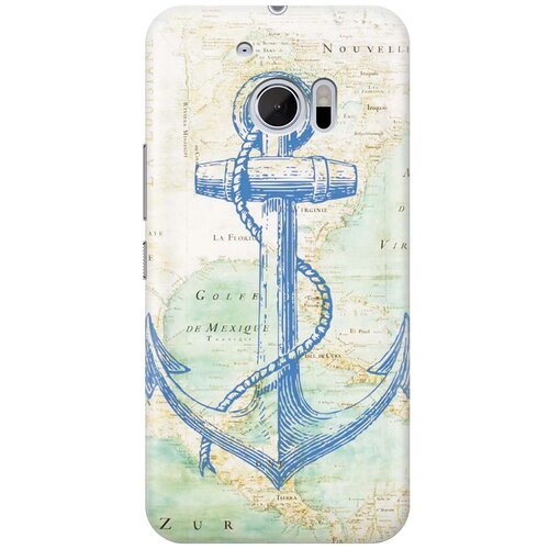 фото Cиликоновый чехол якорь на карте на htc 10 / one m10 / нтс 10 / ван м10 re:pa