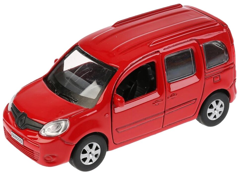 фото Легковой автомобиль ТЕХНОПАРК Renault Kangoo, KANGOO-SL/BK/RD 1:32, 12 см