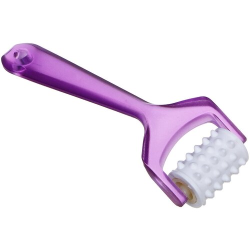 Массажёр для лица и зоны декольте Барабан с шипами цвет микс 258₽