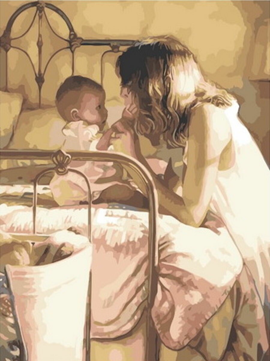 Картина по номерам Мать и дитя 40х50 см Hobby Home