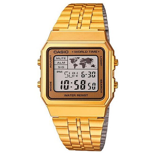 Наручные часы CASIO Vintage, золотой, серый casio vintage a168wg 9